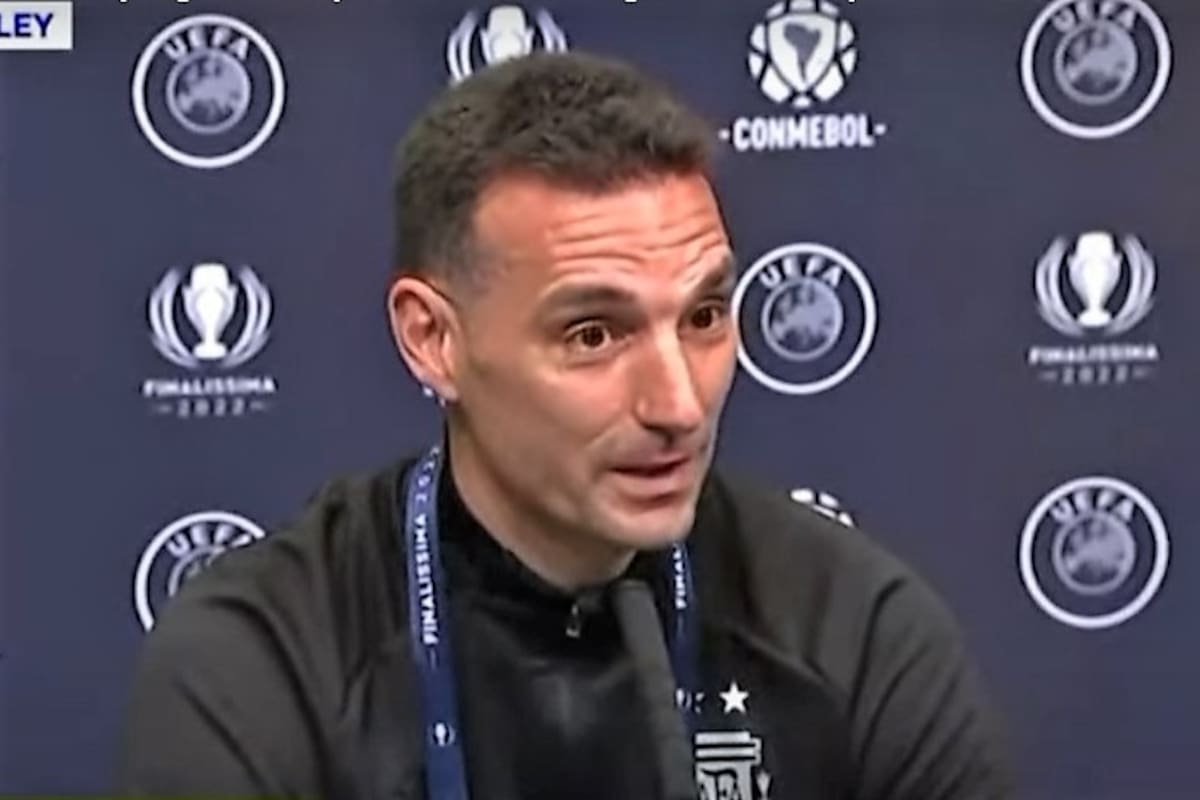 Lionel Scaloni y la sorpresa por una pregunta inesperada