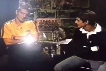 Lionel Scaloni y Pablo Aimar, en la época que eran jugadores y formaban parte de la selección Sub 20 que dirigía José Pekerman