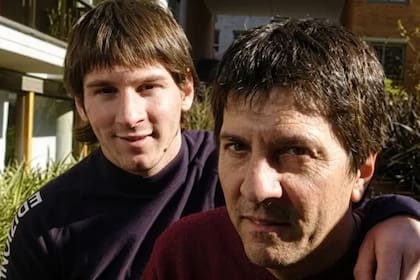 Lionel y Jorge Messi
