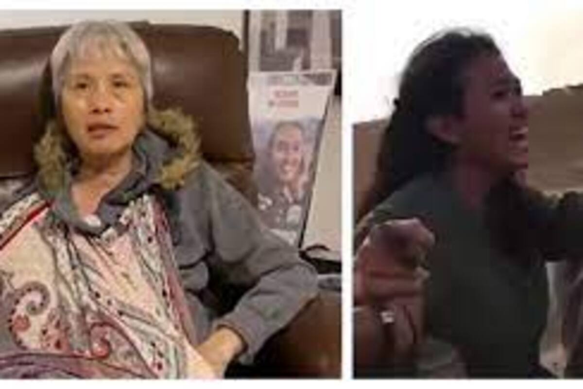 Liora Argamani, y su hija Noa, al momento del secuestro