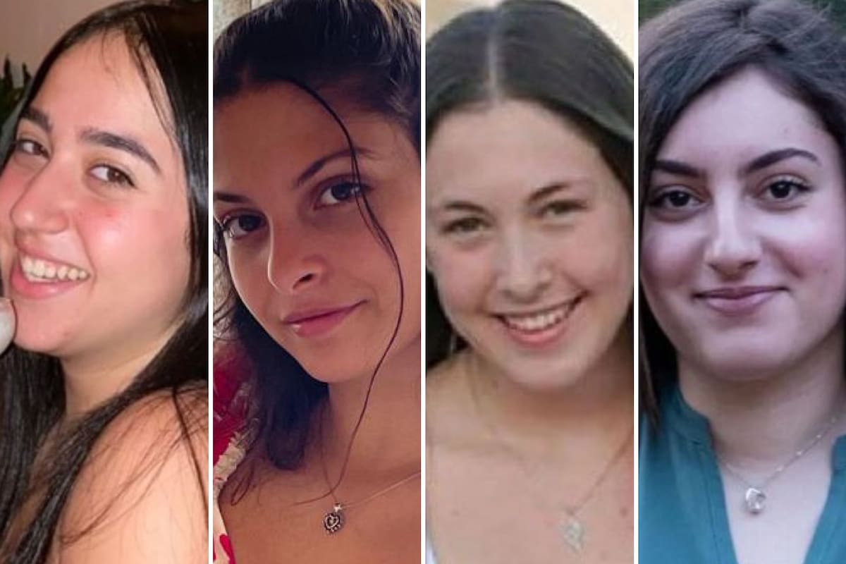 Liri Albag, Daniella Gilboa, Naama Levy y Karina Ariev