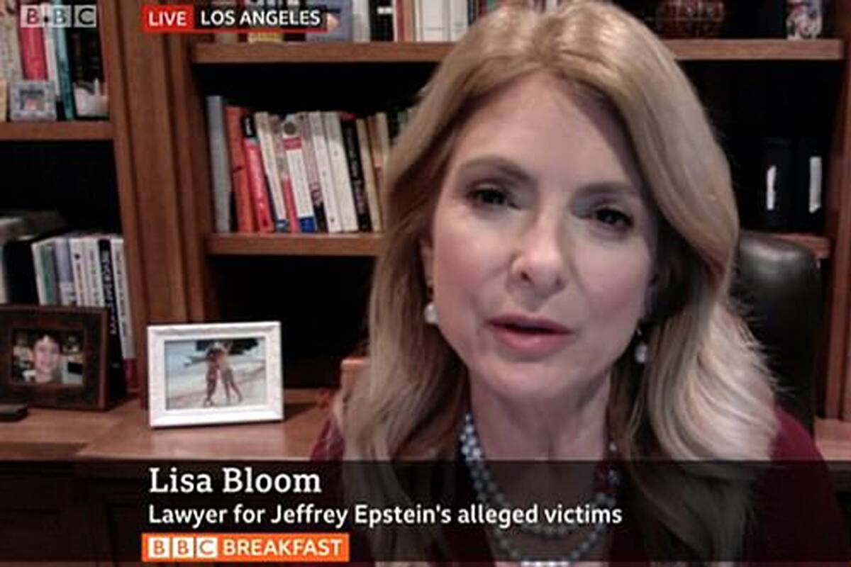 Lisa Bloom, abogada de las presuntas víctimas del empresario Jeffrey Epstein