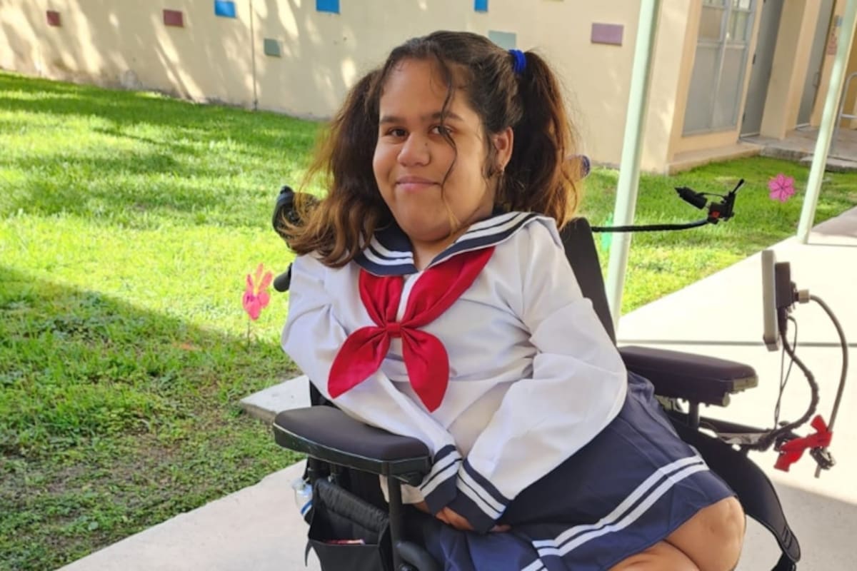 Lisa es la protagonista del documental “Para Lisa no hay nada imposible”, que se emitió en la TV de Miami