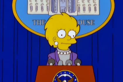 Lisa Simpson anticipó, en el capítulo "Bart to the Future", el look de Kamala Harris.