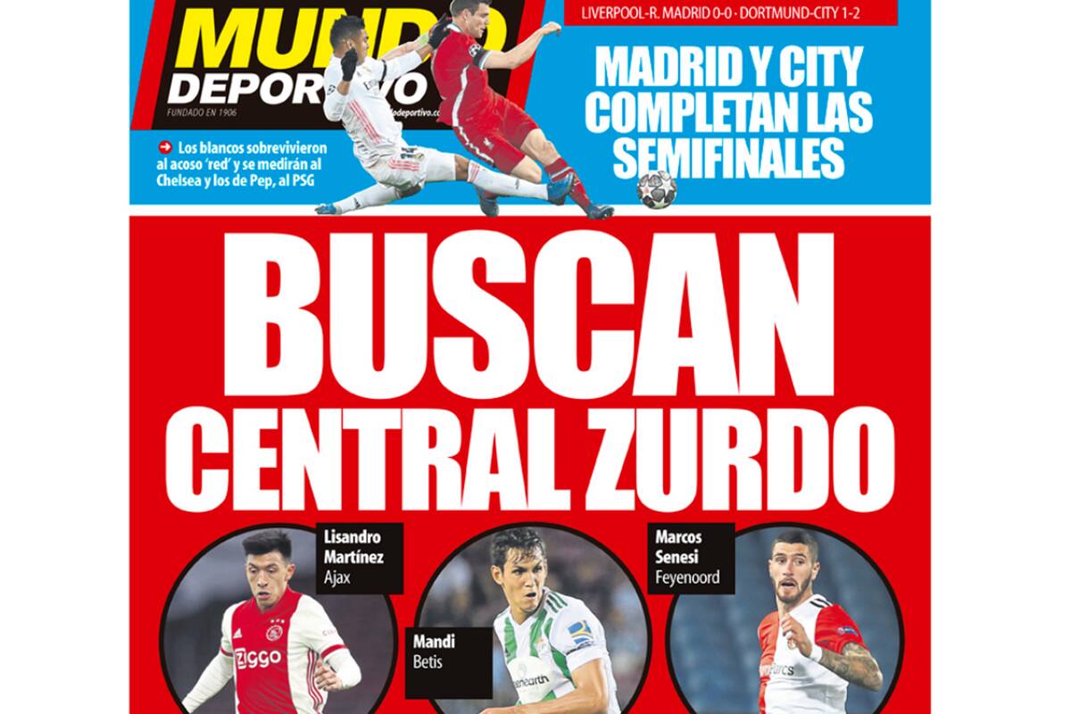 Lisandro Martínez, a la izquierda, y Marcos Senesi, a la derecha, los dos defensores argentinos que podrían estar en el radar de Barcelona