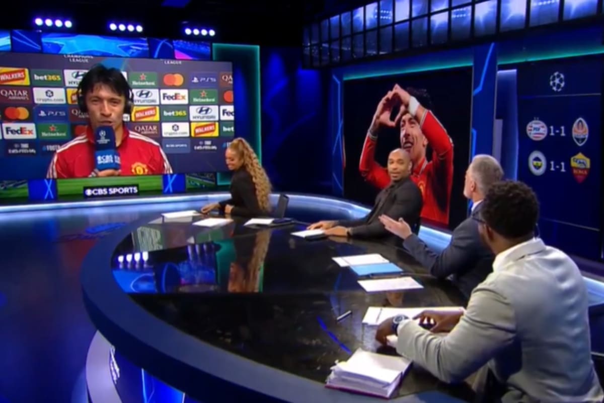 Lisandro Martínez respondió a las preguntas del panel de la CBS Sports, como si no olvidara algunos cuestionamientos de Jamie Carragher