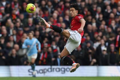Lisandro Martínez, una fiera en la defensa de Manchester United, que le ganó a Manchester City por la Premier League.
