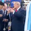 El desplante de Lisandro Martínez y Cuti Romero a Trump durante la entrega de medallas