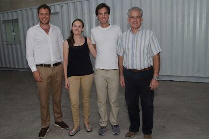 Lisandro Rosental, inversor, María Lucía Travaini, directora de investigación y desarrollo, Ignacio García Labari, investigador, y Gustavo Sosa