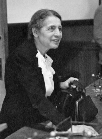 Lise Meitner (1878-1968), descubridora de la fisión nuclear, se opuso rotundamente a su aplicación con fines bélicos