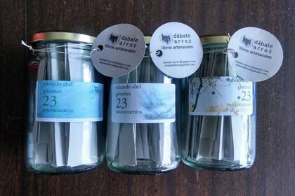 Literatura distribuida en ediciones artesanales, con tapa