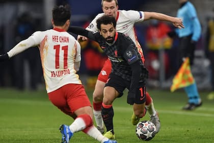Liverpool se impuso por 2-0 frente al RB Leipzig en la ida de los octavos de final de la Champions League