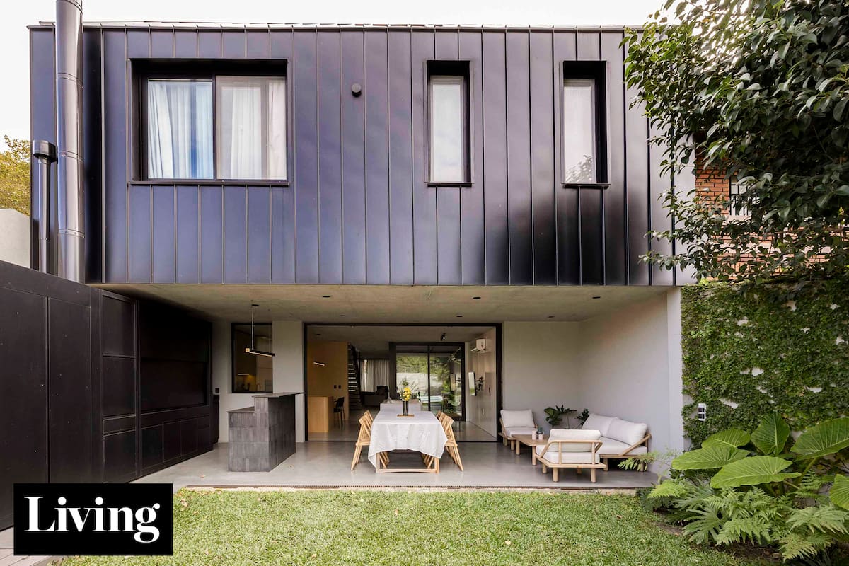 LIVING Casa entre medianeras en Martínez, arq. Franca Cisilino