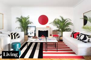 LIVING detalles en rojo