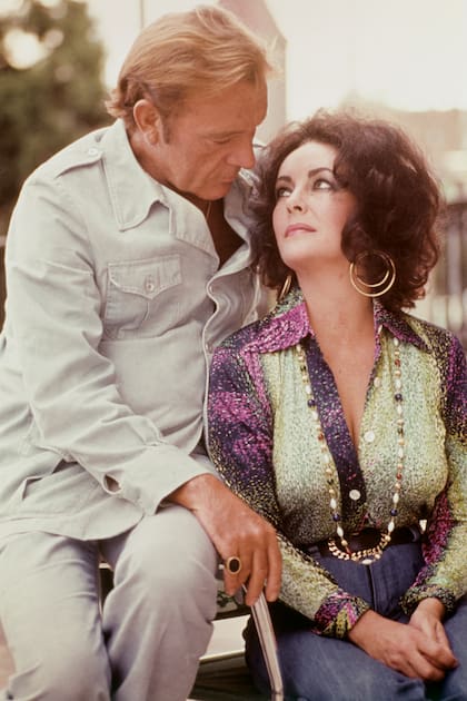 Liz Taylor y Richard Burton