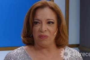 Lizy Tagliani en la mesa de Mirtha Legrand