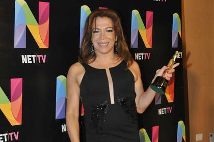 Lizy Tagliani, feliz con su Martín Fierro a la mejor labor cómica