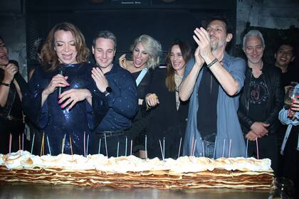 Lizy Tagliani festejó su cumpleaños junto a sus amigos y colegas del medio