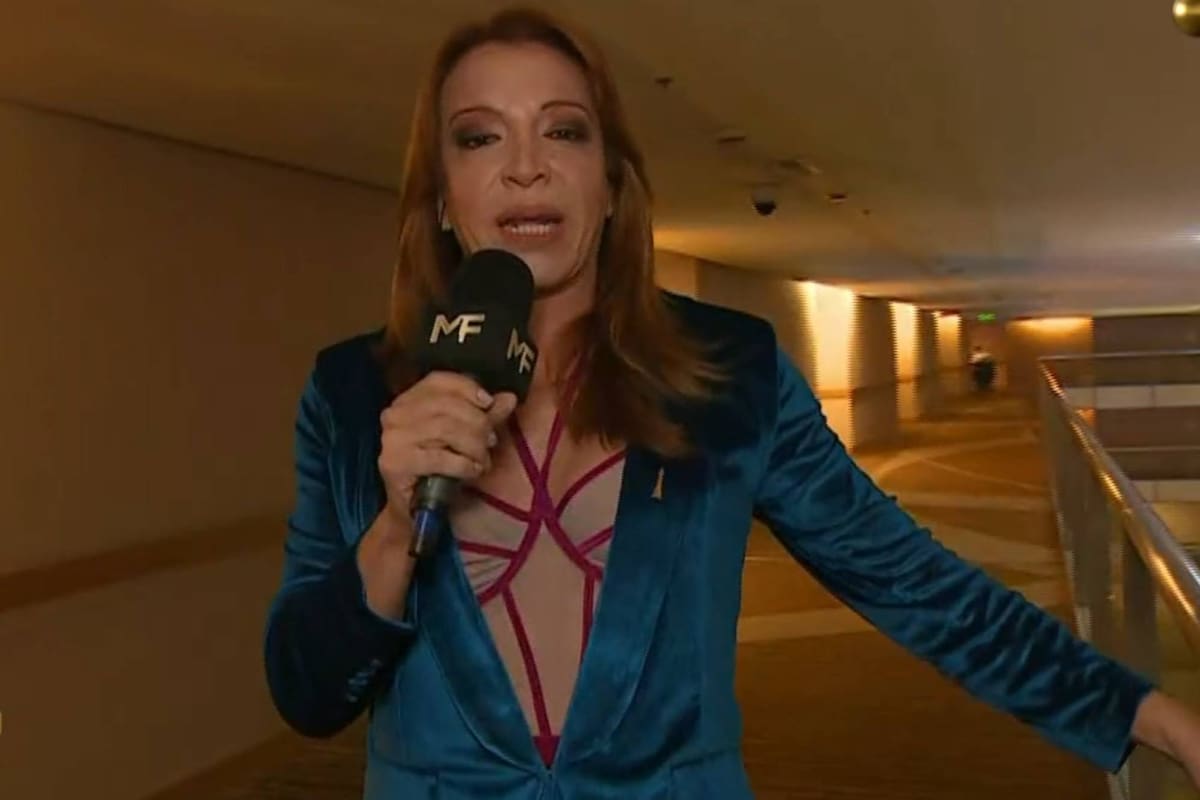 Lizy Tagliani hizo una broma en vivo (Captura video)