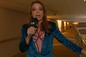 Lizy Tagliani hizo una broma en vivo (Captura video)