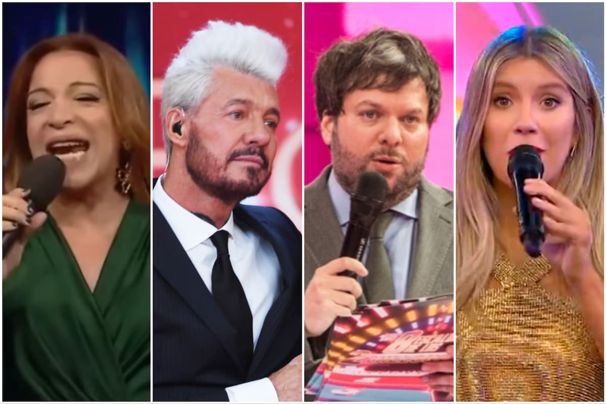 Lizy Tagliani, Marcelo Tinelli, Guido Kaczka y Laurita Fernández, las figuras que pueblan el horario central nocturno con ciclos de juego de diversa envergadura