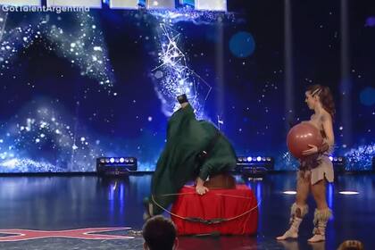 Lizy Tagliani protagonizó el blooper de la noche en Got Talent Argentina (Captura video Telefe)