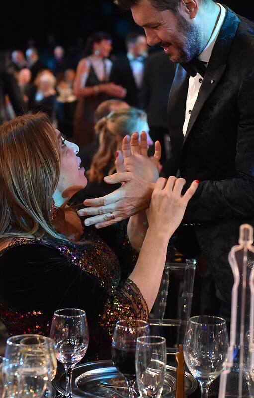 Lizy Tagliani y Marcelo Tinelli