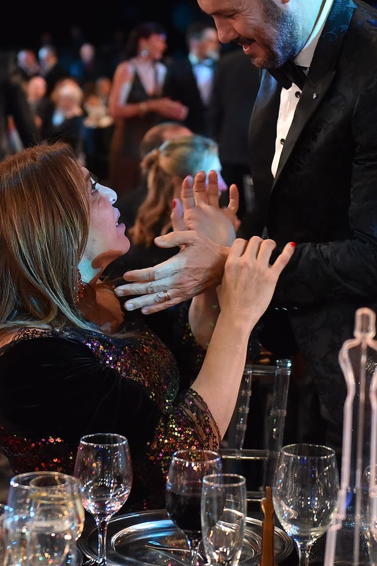 Lizy Tagliani y Marcelo Tinelli