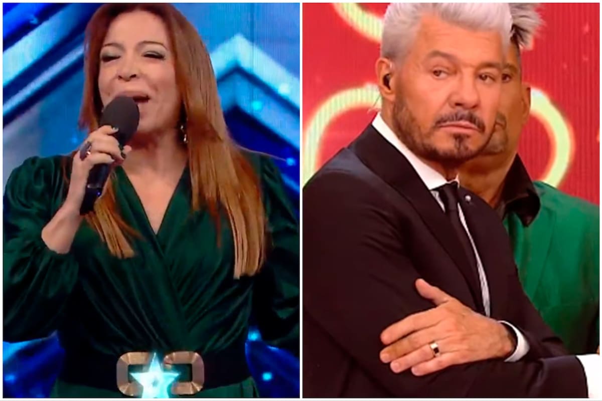 Lizy Tagliani y Marcelo Tinelli, estrellas de la noche televisiva que ayer resignaron parte de su público
