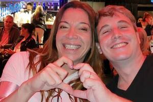 Lizy Tagliani y Sebastián Nebot