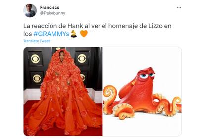Lizzo llamó la atención en la alfombra roja de los Grammy 2023