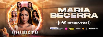Llega la residencia de María Becerra en el Movistar Arena