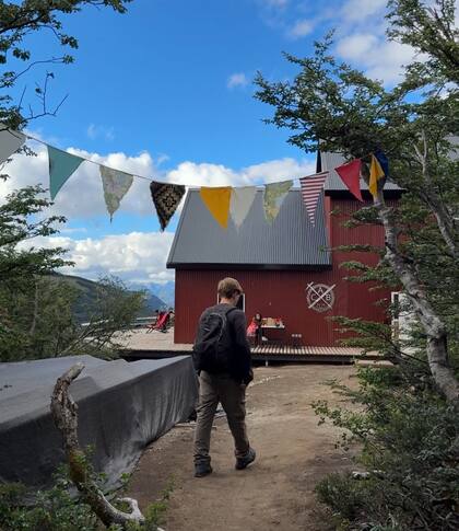 Llegada al refugio Rocca