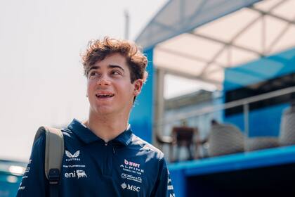 Llegada de Franco Colapinto al circuito de Austria