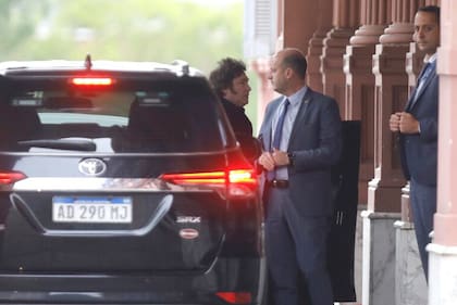 Llegada de Javier Milei a Casa Rosada