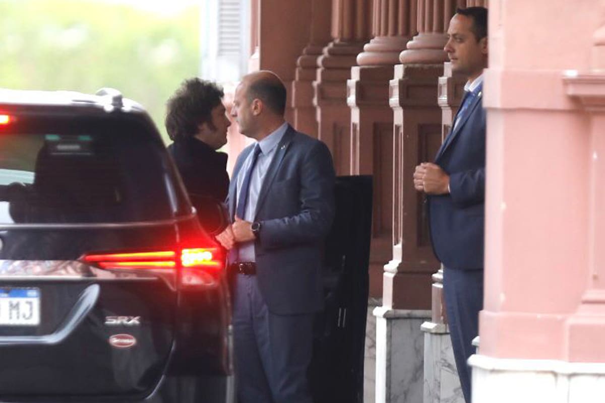 Llegada de Javier Milei a Casa Rosada