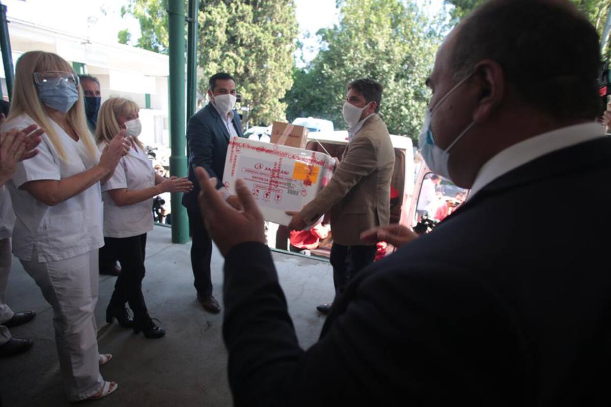 Llegada de las vacunas a la Provincia de Tucuman.