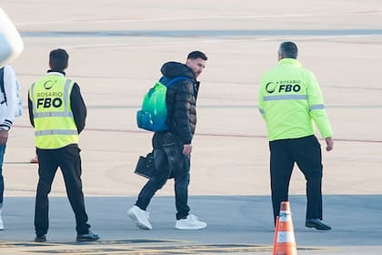 La llegada de Lionel Messi, Ángel Di María, Giovani Lo Celso, y Rodrigo De Paul, a Rosario
