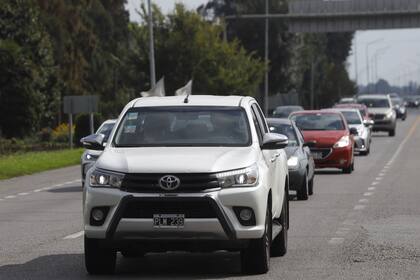 Llegada de turistas a Mar del Plata