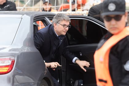 Llegada e ingreso del juez Federico Villena. La Justicia realiza la reconstrucción de lo que fue el derrumbe de la semana pasada en las obras del aeropuerto de Ezeiza donde murió un obrero y varios resultaron heridos. 2 de octubre 2019