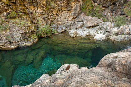 Llegar al cajón es un clásico de los turistas que visitan El Bolsón