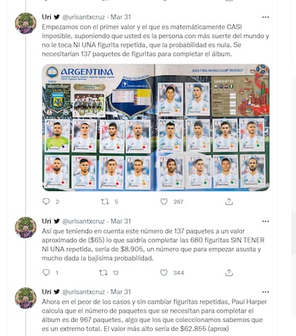 Llenar el álbum sin tener figuritas repetidas costaría $8905