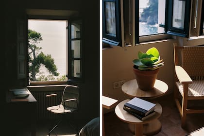 Llenos de luz natural, los ambientes de la residencia que actualmente gestiona la Fundación Finisterre.