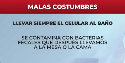 Llevar el celular al baño representa un mal hábito