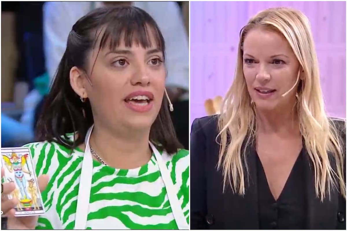 Llevó a Pasaplatos las cartas del tarot y le predijo el futuro a Carina Zampini: “El diablo”