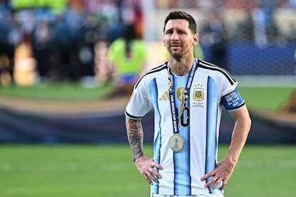 Llora Messi después de perder la final con España. Un corazón atravesado por un dolor más grande