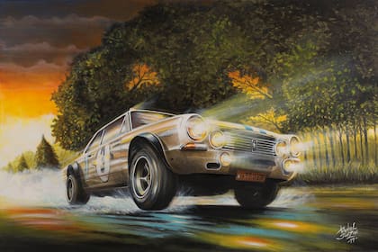 Lluvia y peligro. Dos factores que marcaron la épica de Nürburgring, reflejados por la paleta de Daniel Sonzini