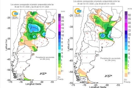 Lluvias de findesemana