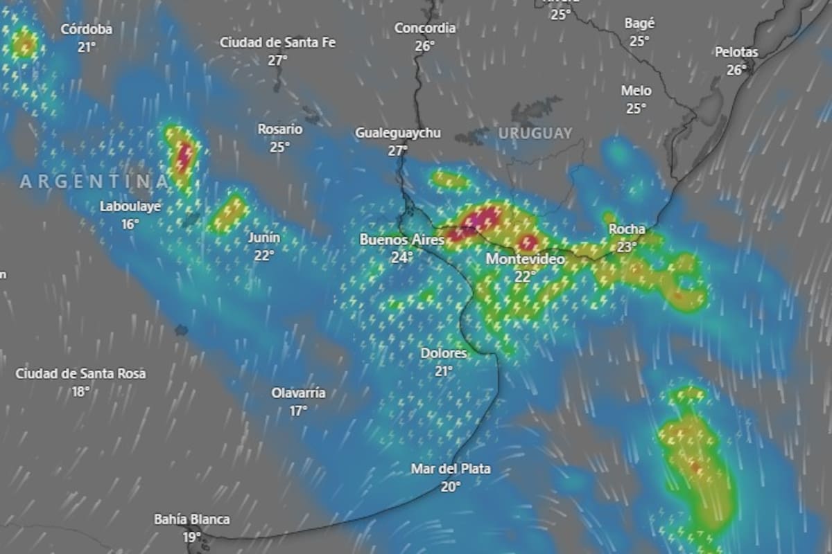 Lluvias en el AMBA.