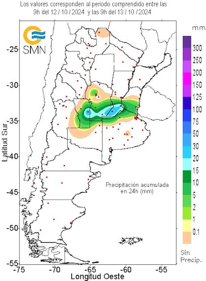Lluvias hasta las 9 AM de este domingo